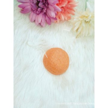 2012 Most-Popular Pure Konjac Face Sponge, Ground Shape Konjac Facial Sponge